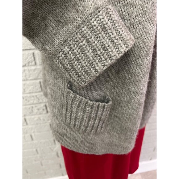 Springfield Women Gray Alpaca / Wool Blend Long Sleeve Sweater Size L - Picture 5 of 12